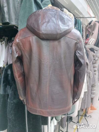 Кожаная куртка мужская