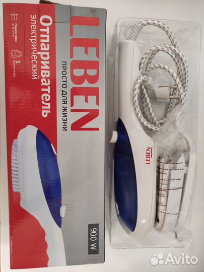 Отпариватель электрический leben 900 Вт