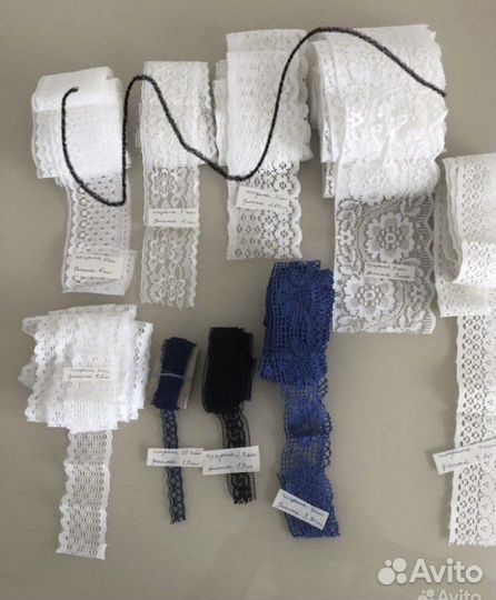 Тесьма ленточки кружево молнии СССР