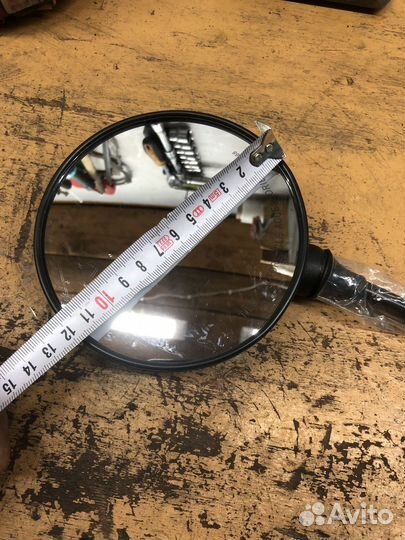 Зеркало мото левое