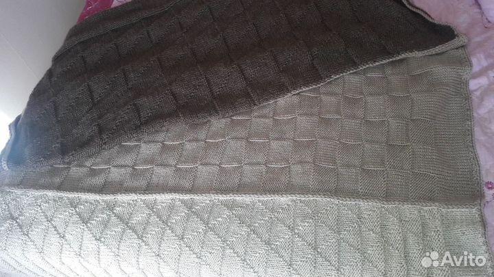 Плед ручной работы 2х2м