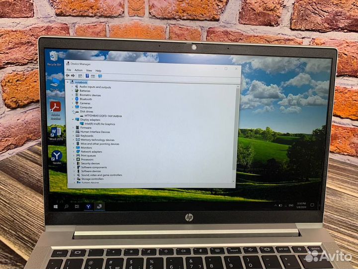 Мощный ноутбук HP i5/16gb/SSD512/FullHd/IPs/NVMe