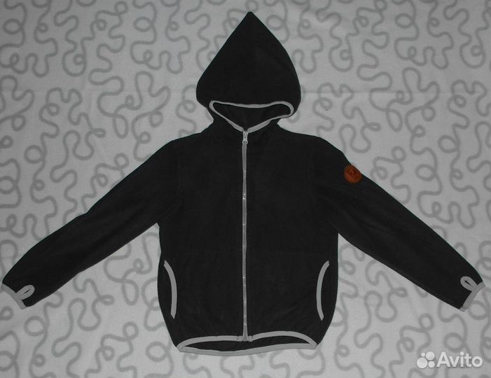 Кофта флисовая с капюшоном Zukka, 116-122 см