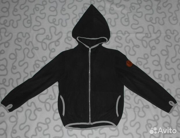 Кофта флисовая с капюшоном Zukka, 116-122 см