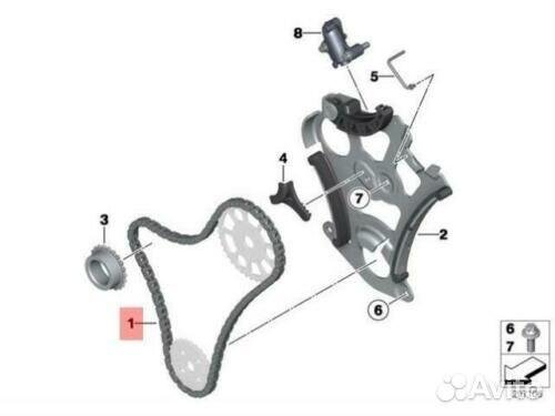 Цепь грм бмв f30