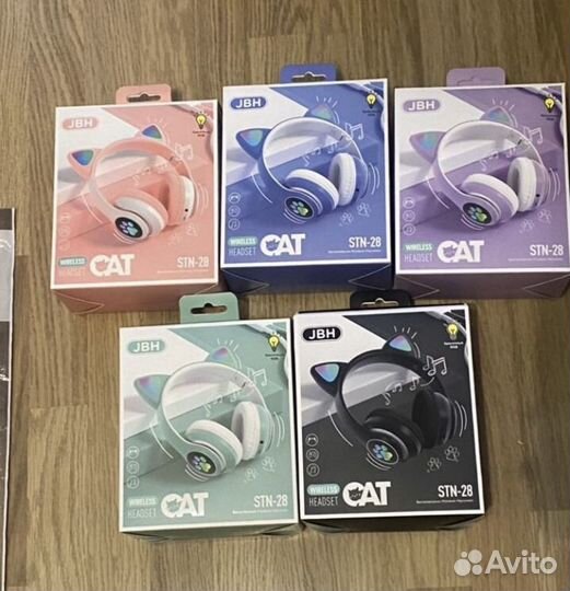 Беспроводные наушники catstn-28/с ушками