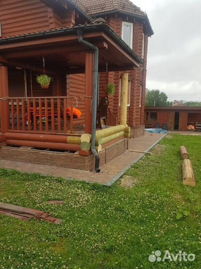 Замена бревна