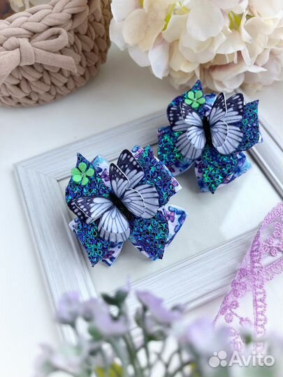 Бантики для модниц ручной работы