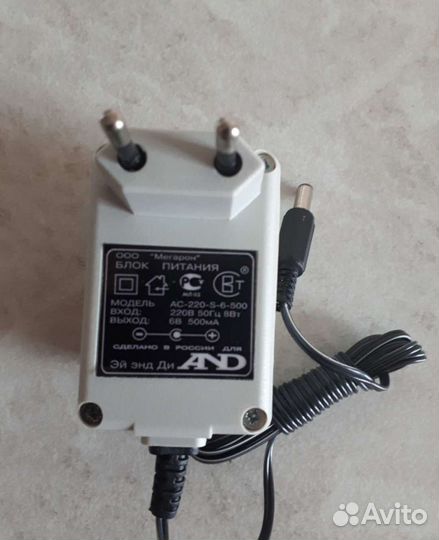 Блок питания 6V 500ma