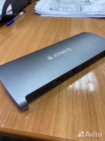 Док станция USB-концентратор Orico TB3-S1 (серый)