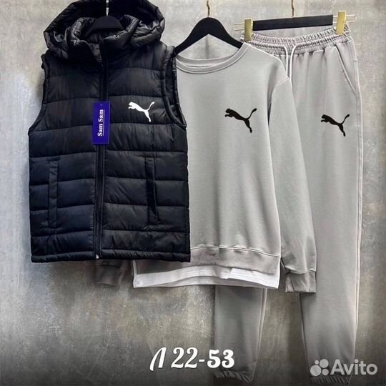 Спортивный костюм мужской Puma тройка новый