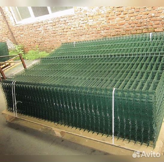 Сетка для забора 3d