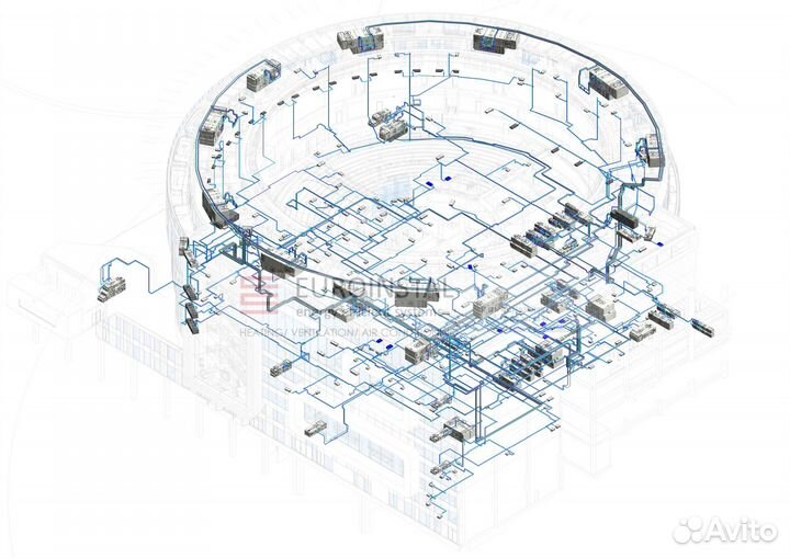 Проектирование систем овик и вк в Bim Revit