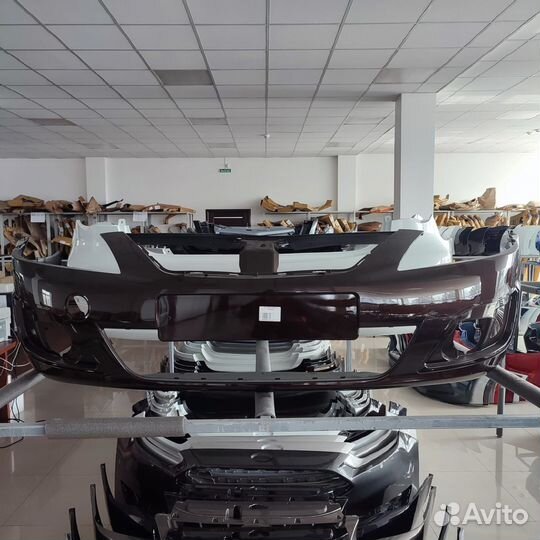 Передний бампер на LADA Largus Кашемир