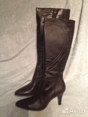 Сапоги новые кожа