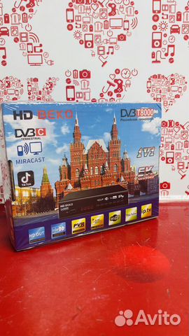 Приставка тв HD beko 20каналов новая к4