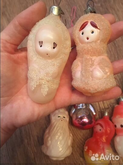 Ретро- Ёлочные украшения СССР