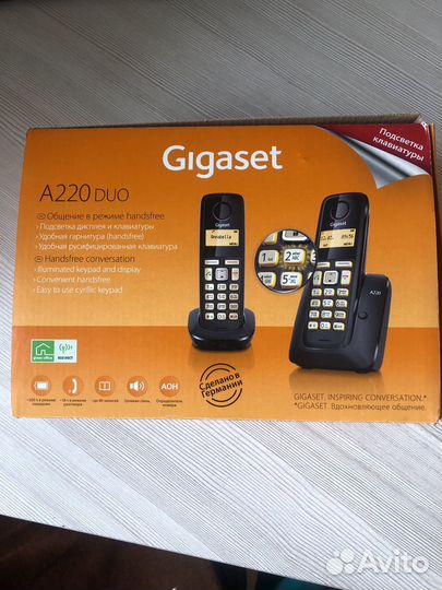 Радиотелефон Gigaset A220 DUO