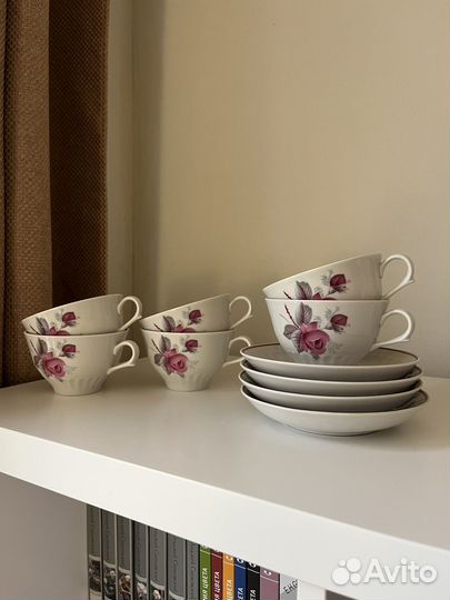Чайный сервиз дулево розы