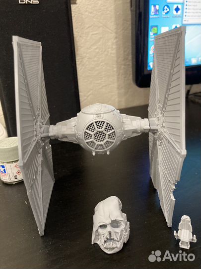 Диорама 3d интерцептор звездные войны