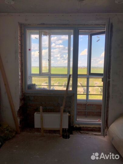 Балконный блок с дверью