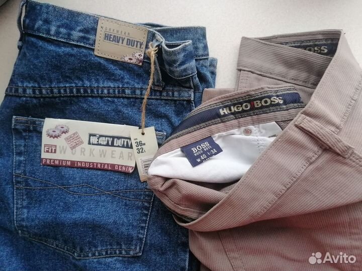 Джинсы и штаны мужские