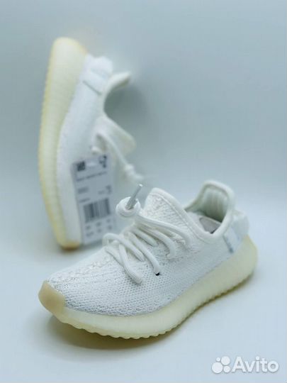 Adidas yeezy boost 350 детские белые разм. 29