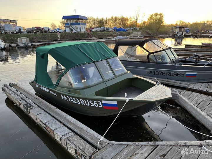 Neman 450DC New палубафиш и мотором yamaha 40