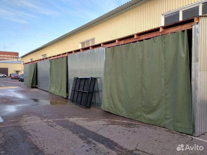 Брезентовые шторы в гараж, цех