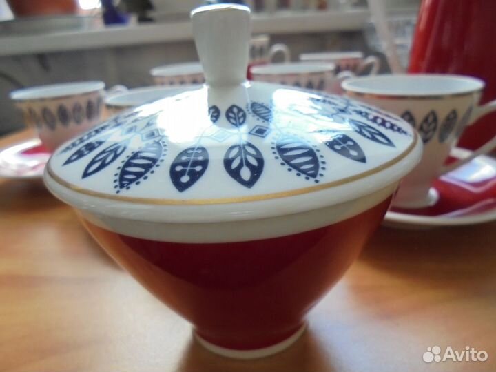 Антикварный кофейный сервиз гдр, Фрайбергер