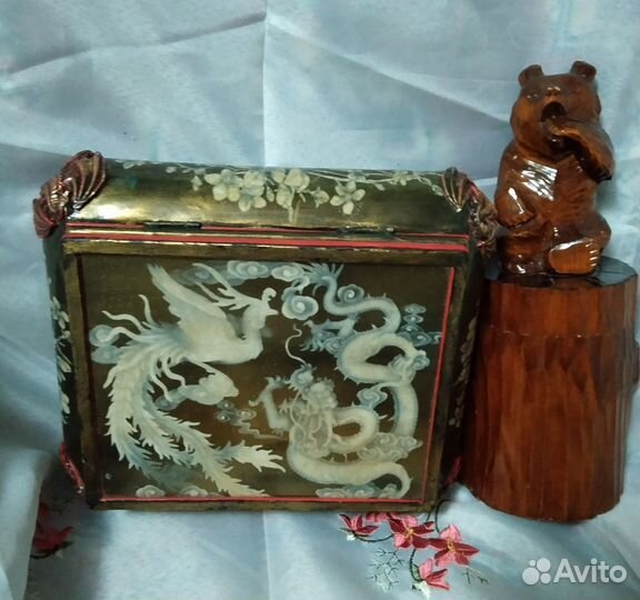 Шкатулка деревянная СССР