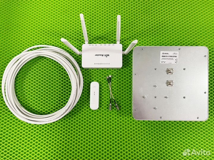 Усилитель интернета 4g / модем+роутер+антенна