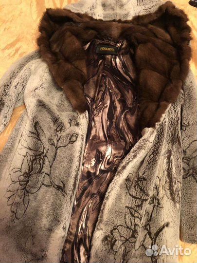 Шуба мутон норка
