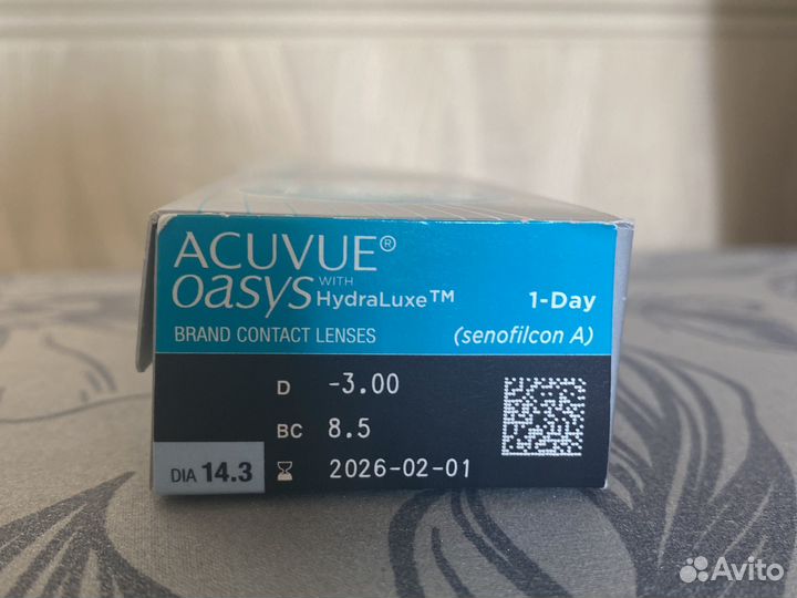 Линзы контактные acuvue oasys 1 day