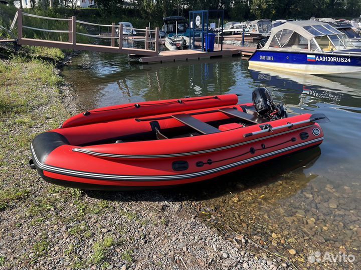 Прогулка по Енисею на лодке пвх