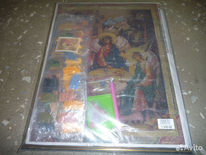 Алмазная мозаика 30*40 с рамкой