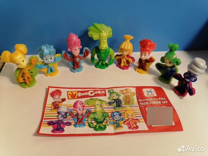 Серии игрушек из киндер для детей