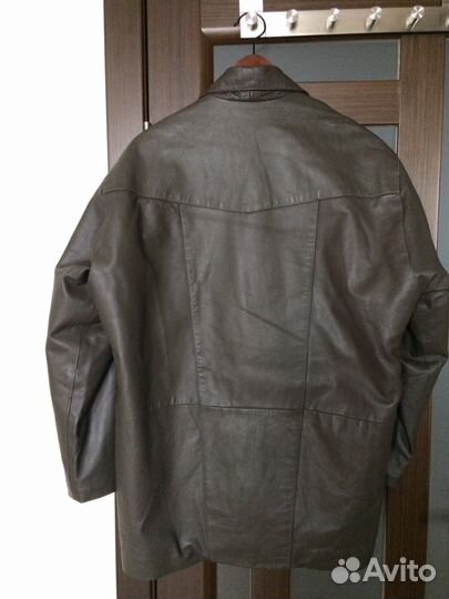 Пиджак кожаный