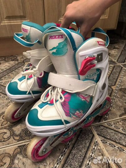 Роликовые коньки детские раздвижные