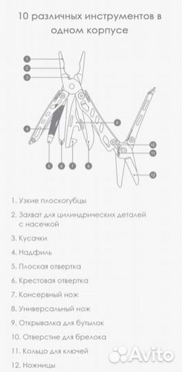 Мультитул Xiaomi NexTool Flaqship Lite, новый