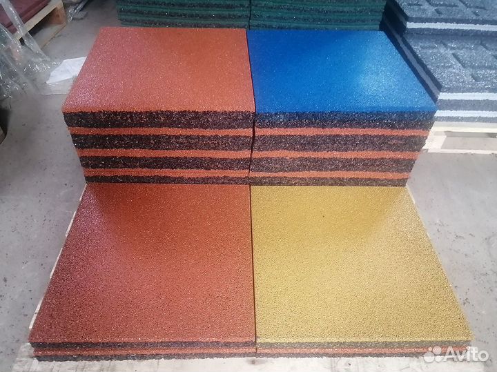 Напольное резиновое покрытие