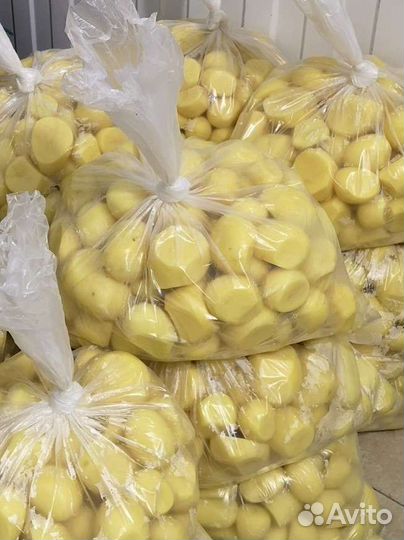 Очищенный картофель