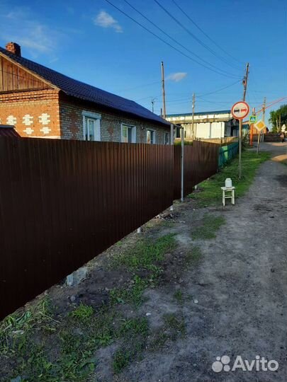 Металлический забор профлист