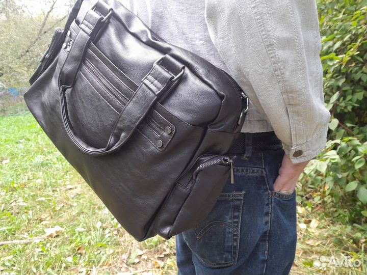 Сумка мужская кожаная