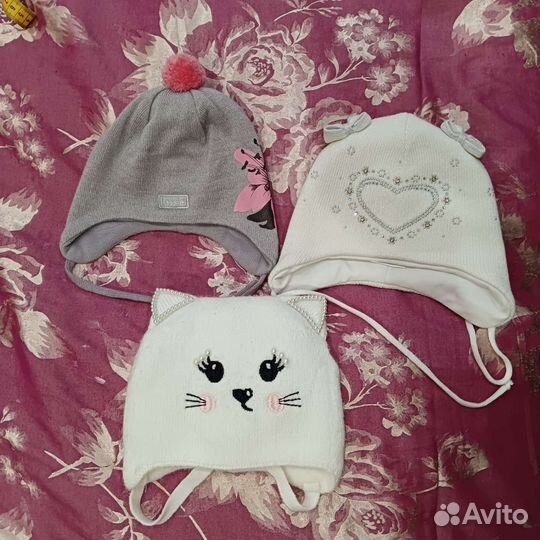 Шапка для девочки зимняя artel 48-50 lassie 46-48