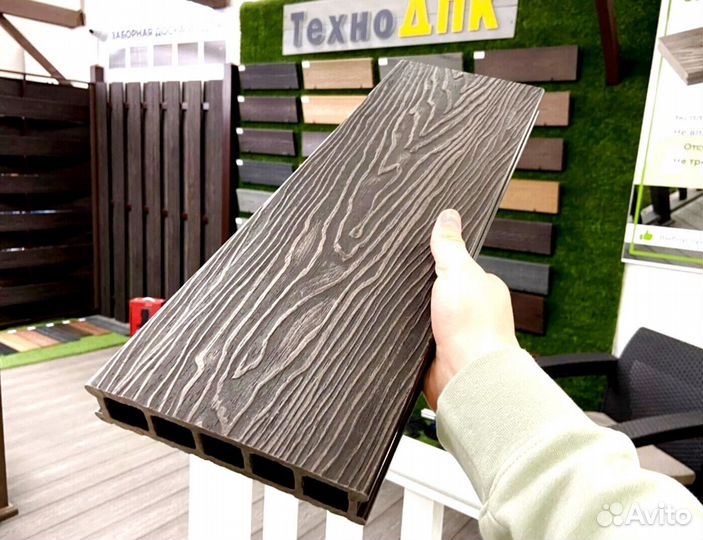 Доска террасная дпк 3D