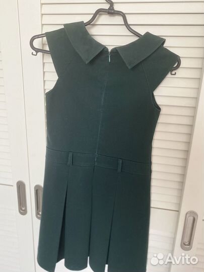 Сарафан Skylake школьный зеленый 146 см 36 размер