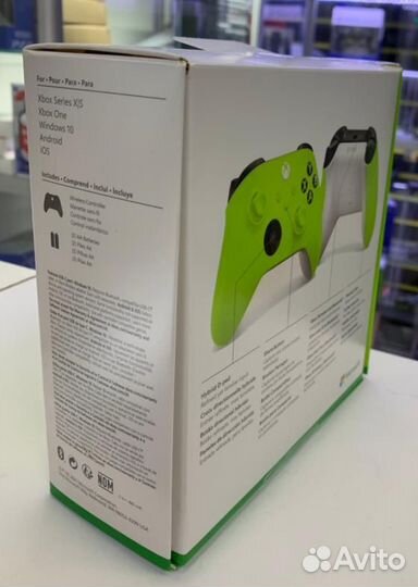 Джойстик Xbox one, one S/X геймпад REF Салатовый