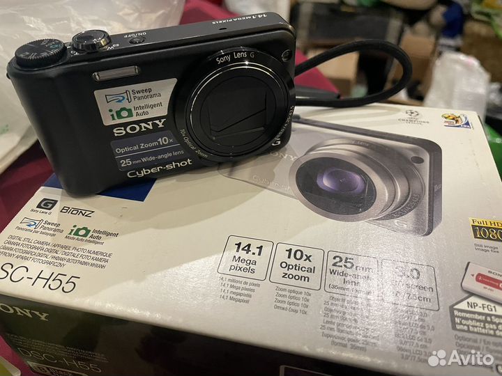 Фотоаппарат sony cyber shot dsc h 55