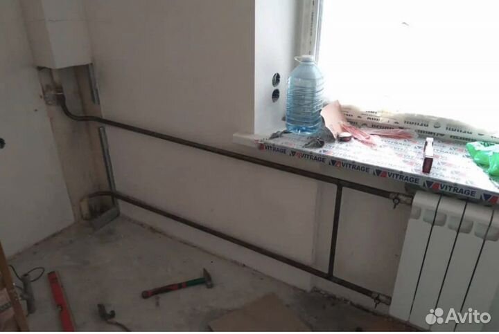 Замена батарей отопления (сварка)